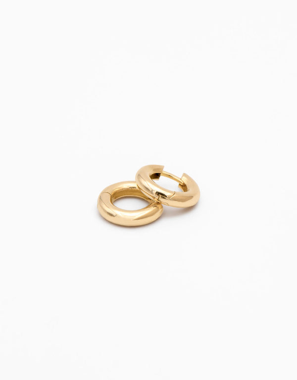 FATB. 18K Gold Huggies